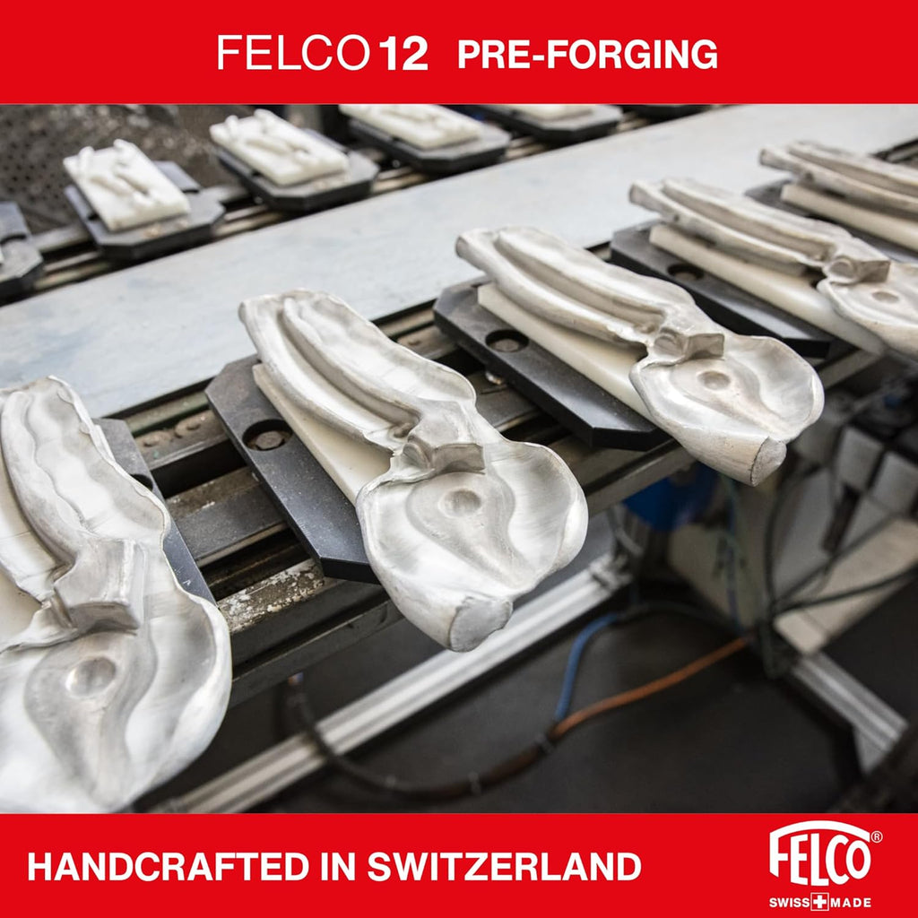 Felco F-12 Pruning Shears – 7.9" Garden Clippers with Anvil & Bypass Blades | Hand Pruners for Gardening | Garden Tool Cutter with Forged Aluminum Handle, Alloy Steel Blade, Medium Hand Fit