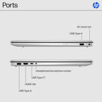 HP 17.3 inch Laptop  FHD Display  Intel Core i5-1334U  16 GB RAM  512 GB SSD  Intel Iris Xe Graphics  Windows 11 Home  Natural Silver  17-cn3399nr