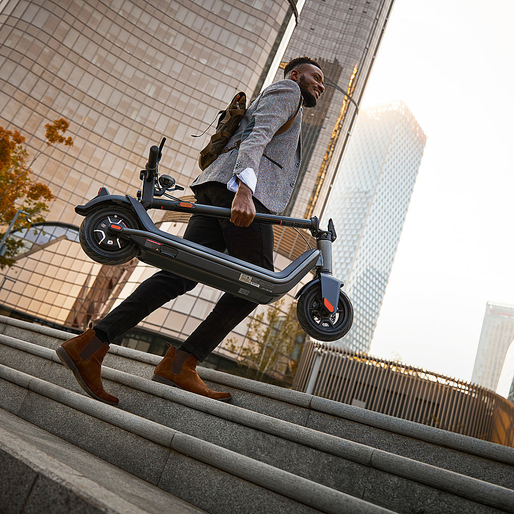 NIU KQi3 Pro Foldable Electric Kick Scooter w/ 31 mi Max Operating Range & 20 mph Max Speed  Black