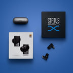 Status Pro X Wireless Earbuds, Triple Speaker Driver, Hi-Res Audio with LDAC, 52dB ANC, 6 Beamforming Mics with VoiceLoom AI for Clearest Calls (Black Alloy)