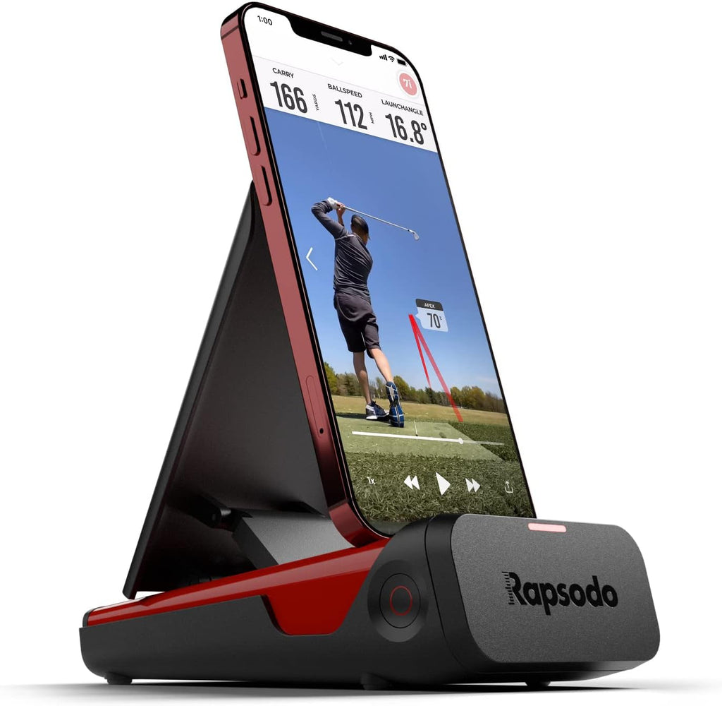 Rapsodo Mobile Launch Monitor for Golf Indoor and Outdoor Use with GPS Satellite View and Professional Level Accuracy  iPhone & iPad Only