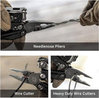 NEXTORCH PIONEER 14-IN-1 Multi-tools Full-Size,Versatile Multi-tool Set with Scissors Needle Nose Pliers Pocket Clip Multi-tool