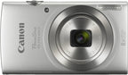 Canon PowerShot ELPH 180 Digital Camera Bundle (Silver) Compact Point and Shoot with Optical Zoom | Easy Controls Lightweight Design for Travel Family and Everyday Photography with Case and 64GB Card