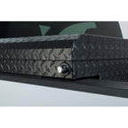 Husky 61.86 Matte Black Aluminum Low Profile Truck Box for Mid-Size Trucks