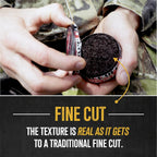 10 Cans, BaccOff Original Fine Cut, Black Tea Base with Bold, Smoky Flavors