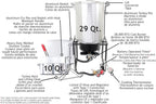 King Kooker Propane Outdoor Fry Boil Package with 2 Pots, silver, one size (12RTFBF3)