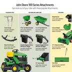 John Deere S100 42-in Riding Lawn Mower 17.5-HP Gas Hydrostatic Drive