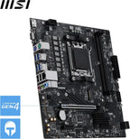 MSI PRO A620AM-B EVO Motherboard, Micro-ATX - Supports AMD Ryzen 9000/8000 / 7000 Processors, AM5 - DDR5 Memory Boost (6800+ MT/s OC), 1 x PCIe 4.0 x16, 1 x M.2 Gen4