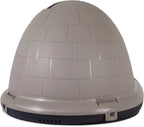 Petmate Indigo Dog House (Igloo Dog House, Made in USA with 90% Recycled Materials, All-Weather Protection Pet Shelter) for XL Dogs -90 to 125 pounds, Made in USA