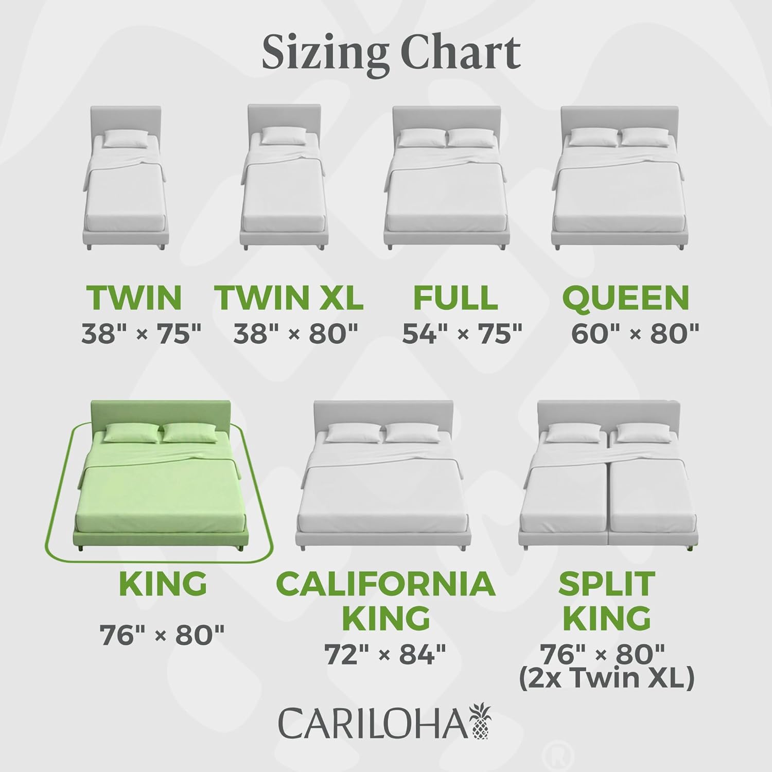 Cariloha 100% Organic Bamboo Viscose Sheets – 4-Piece King Sheet Set – 16 in Deep Pockets – Buttery Soft, Hypoallergenic, Cooling Sheets – Oeko-TEX Standard 100 – White