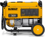 DeWalt 5 000 Starting Watt Portable Gas Generator  223cc Engine  Idle Control Technology  CO Protect Carbon Monoxide Detection  Never-Flat Wheels  Heavy Duty Steel Frame  Emergency Jobsite Power