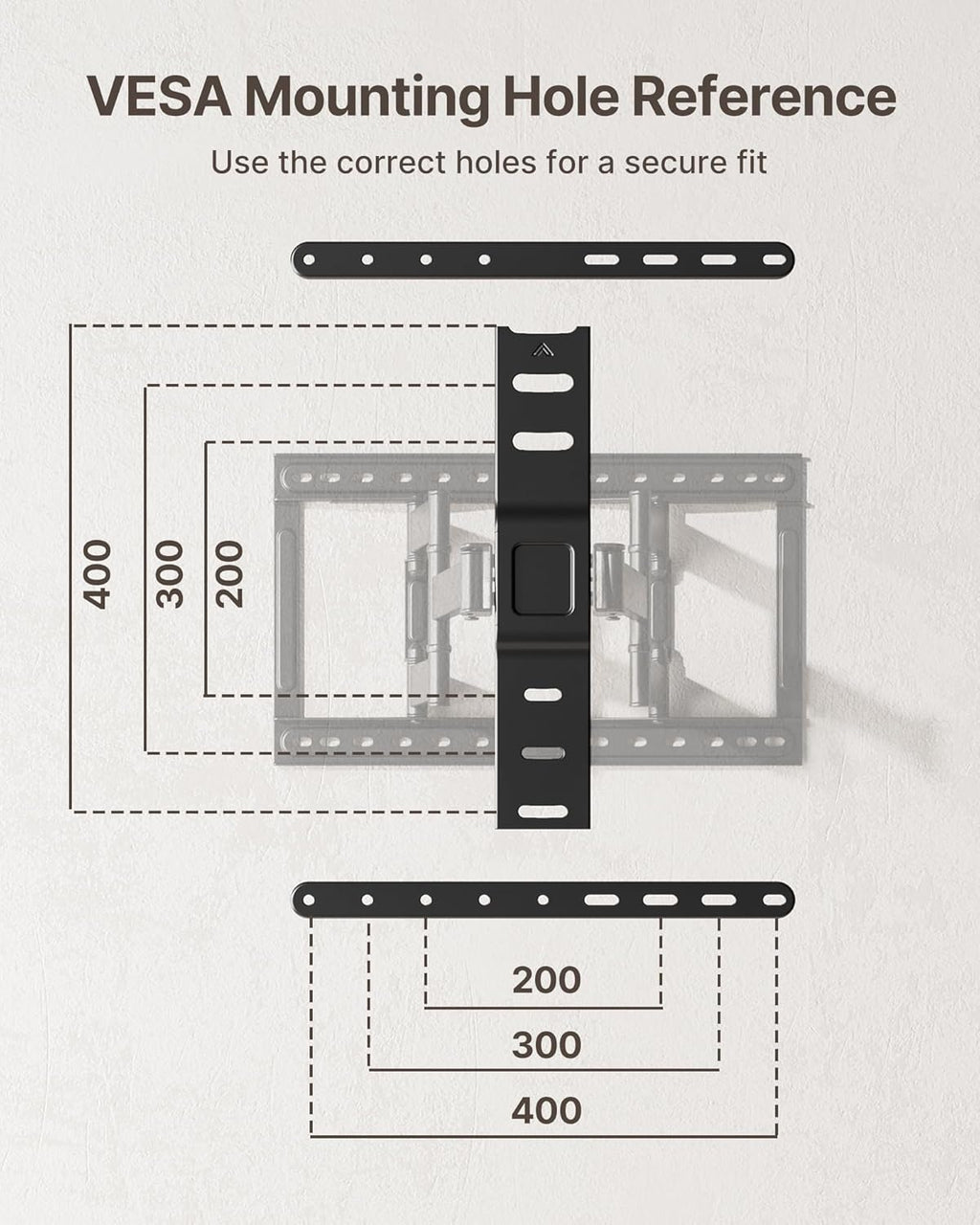 monTEK 1.1" Ultra Slim TV Wall Mount for 37-75 Inch TVs, 132lbs Heavy Duty, 4X Weight Tested, Full Motion Articulating Bracket, Max VESA 400x400mm, Fits 16/18" Studs