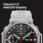 Amazfit T-Rex 3 Rugged/Military Smart Watch 48mm  GPS (with Privacy)  Offline Maps  Long Battery Life 328 Feet Water-Resistant  170 Fitness/Sport Modes  AI  Voice Control  for Android or iPhone  Black