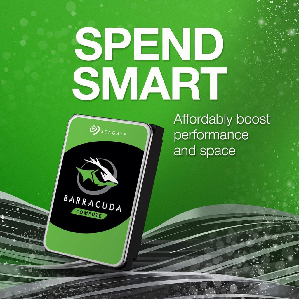 Seagate Bare Drives BarraCuda 1TB Internal Hard Drive HDD – 3.5 Inch SATA 6 Gb/s 7200 RPM 64MB Cache for Computer Desktop PC – Frustration Free Packaging ST1000DMZ10/DM010