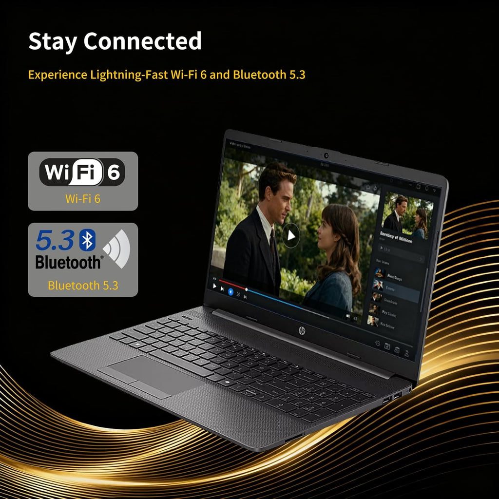 HP 250G-Series Premium Business Laptop - 32GB RAM  1TB SSD  15.6" Full HD Display • 13th Gen Intel i3-1315U CPU (Up to 4.5Ghz)  Numeric Keypad  Wi-Fi 6  Win 11 Pro  Camera  with Accessories