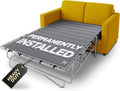 Meliusly Sleeper Sofa Support Board Full Size (46x64) Permanently Installed Wood Sofa Bed Board for Pull Out Couch, Folds with Frame, Under Mattress Bar Shield, Sofa Bed Support, Folding Bed Board