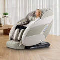 Titan 4D Endor l 4D Full Body Massage Chair l SL Track l 3 Stage Zero Gravity Reclining l Body Relief l Automatic Body Scanning l Specialized Massage Programs l Bluetooth Speakers (Taupe)
