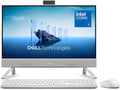 Dell 24 All-in-One Desktop ec24250-23.8-inch FHD Display  Intel Core 3 Processor 100U  Intel Graphics  8GB DDR5 RAM  512GB SSD  Windows 11 Home  Onsite Service+6 Months Retail Migrate - White