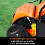LawnMaster GV1212B Scarifier and Dethatcher 13-Inch 12AMP