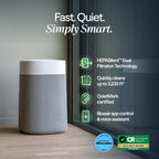 BLUEAIR Air Purifiers for Large Rooms, Cleans 3,048 Sqft In One Hour, HEPASilent Smart Air Cleaner For Home, Pets, Allergies, Virus, Dust, Mold, Smoke - Blue Pure 211i Max