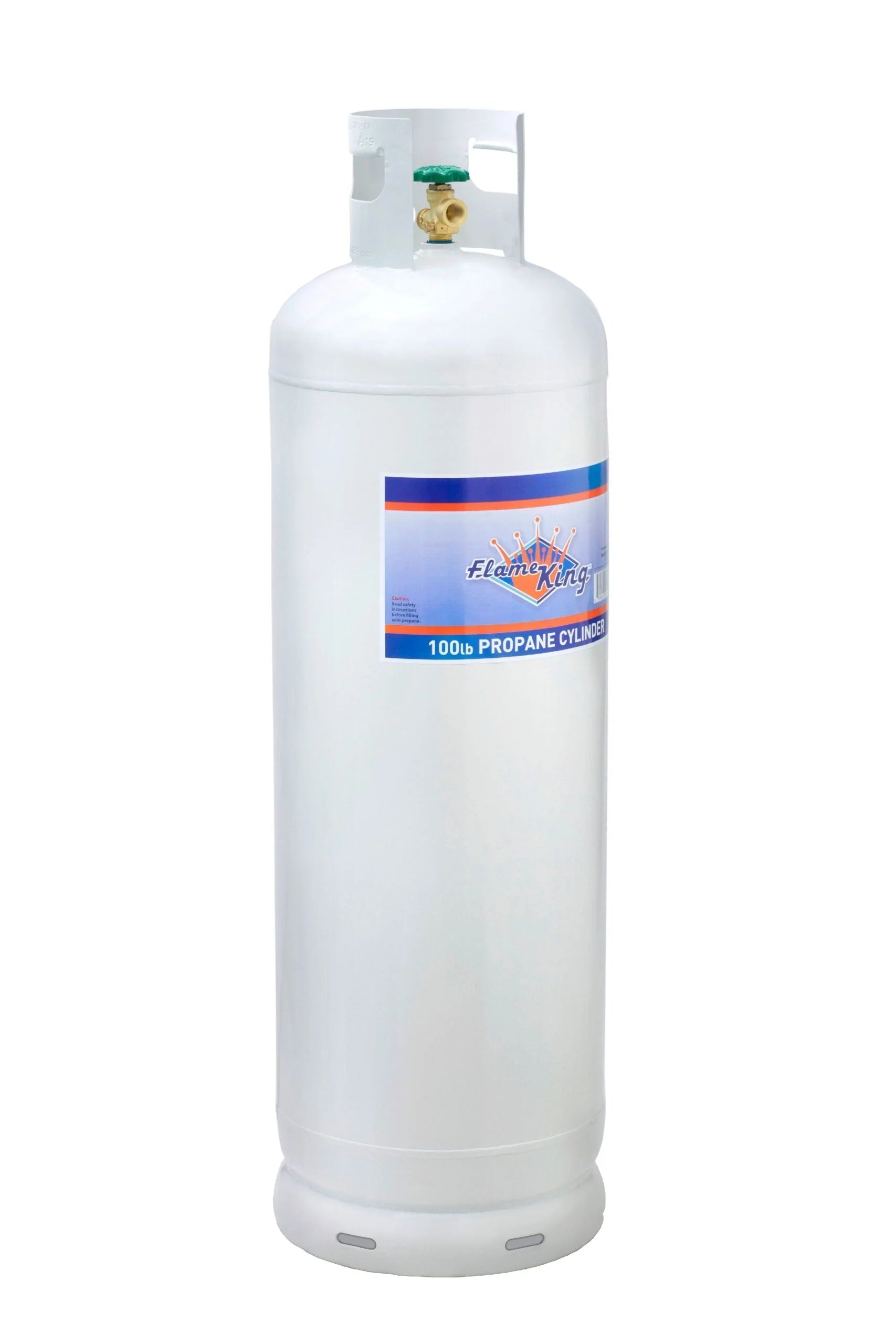 100 lb Steel Propane Cylinder POL Valve (Ships Empty)