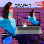 Lenovo Essential Touchscreen Laptop | Ideapad 3i | 24GB RAM | 15.6" FHD Touch Screen Display | 256GB SSD Storage | Intel Core i3 Processor | Windows 11 Pro | Business and Home Lover Laptop W/o Earbuds