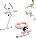 Multifunctional Ab Machine, 6-in-1 Ab Workout Equipment for Home Gym, Adjustable Core & Waist Trainer with 7 Height Levels & 2 Incline Angles, Rowing Mode, Knee Glider