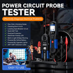 VDIAGTOOL V200 Pro Automotive Circuit Tester, Power Circuit Probe Tester Breaker Finder Tool, 12/24V Electrical Open Short Circuit Finder, Wire Tracer, AC/DC Trailer Relay Fuse Test for 99% Cars