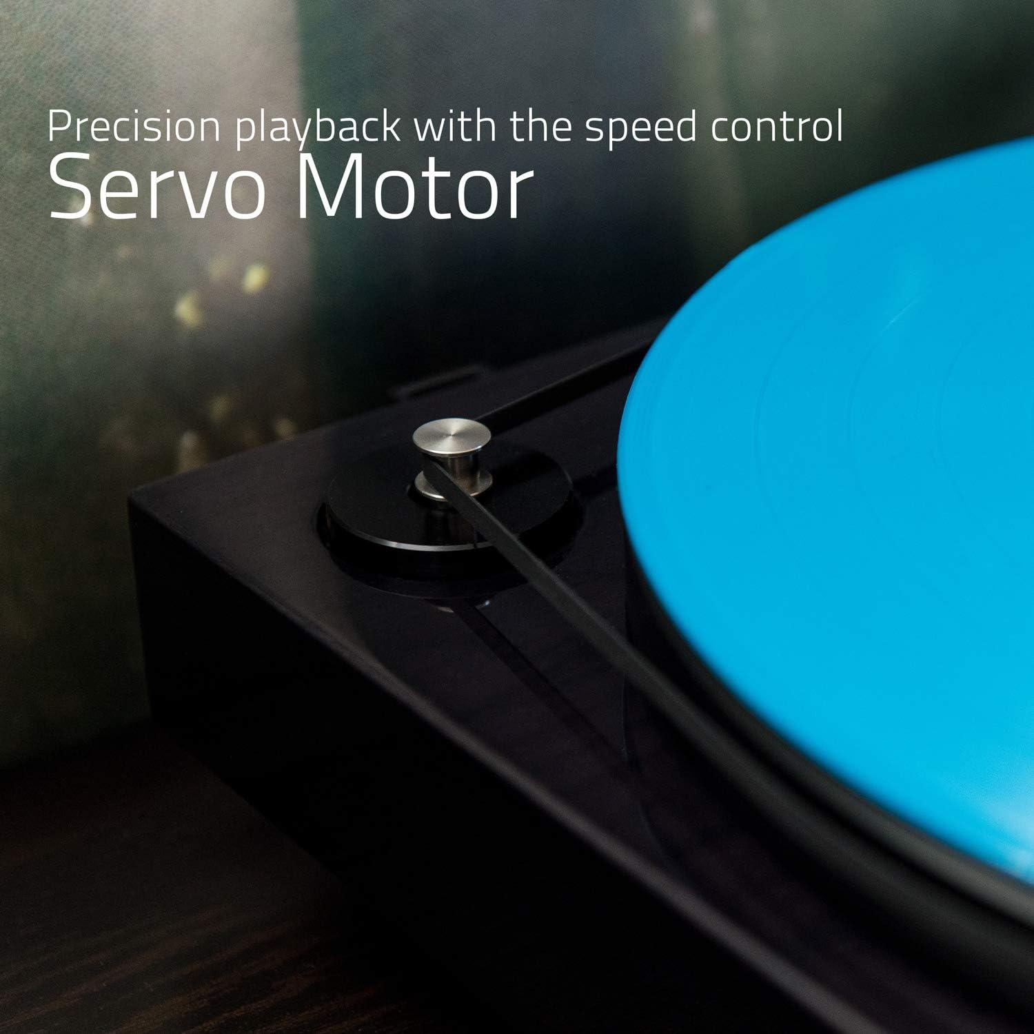 Fluance RT82 Reference High Fidelity Vinyl Turntable Record Player with Ortofon OM10 Cartridge  Speed Control Motor  High Mass MDF Wood Plinth  Vibration Isolation Feet - Piano Black