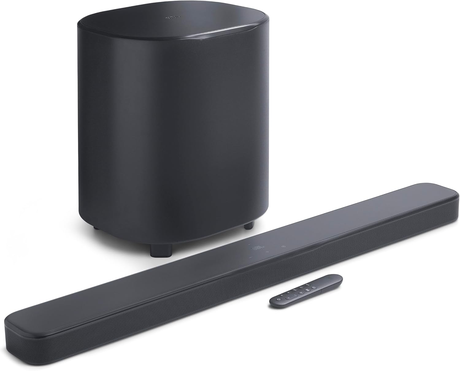 JBL Bar 500MK2-5.1 Channel soundbar System with Dolby Atmos  MultiBeam 3.0 & PureVoice 2.0  750W with 10" Sub  Easy Sound Calibration  and Works with Voice Assistant-Enabled Speakers (Black)