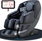 MassaMAX MT339 4D Massage Chair, Full Body Recliner with Auto Footrest, Zero Gravity, OTA Cloud Tech, SL Track, Deep Yoga Stretch, 27 Modes, APP, AI Control, and Heating (Deep Black)