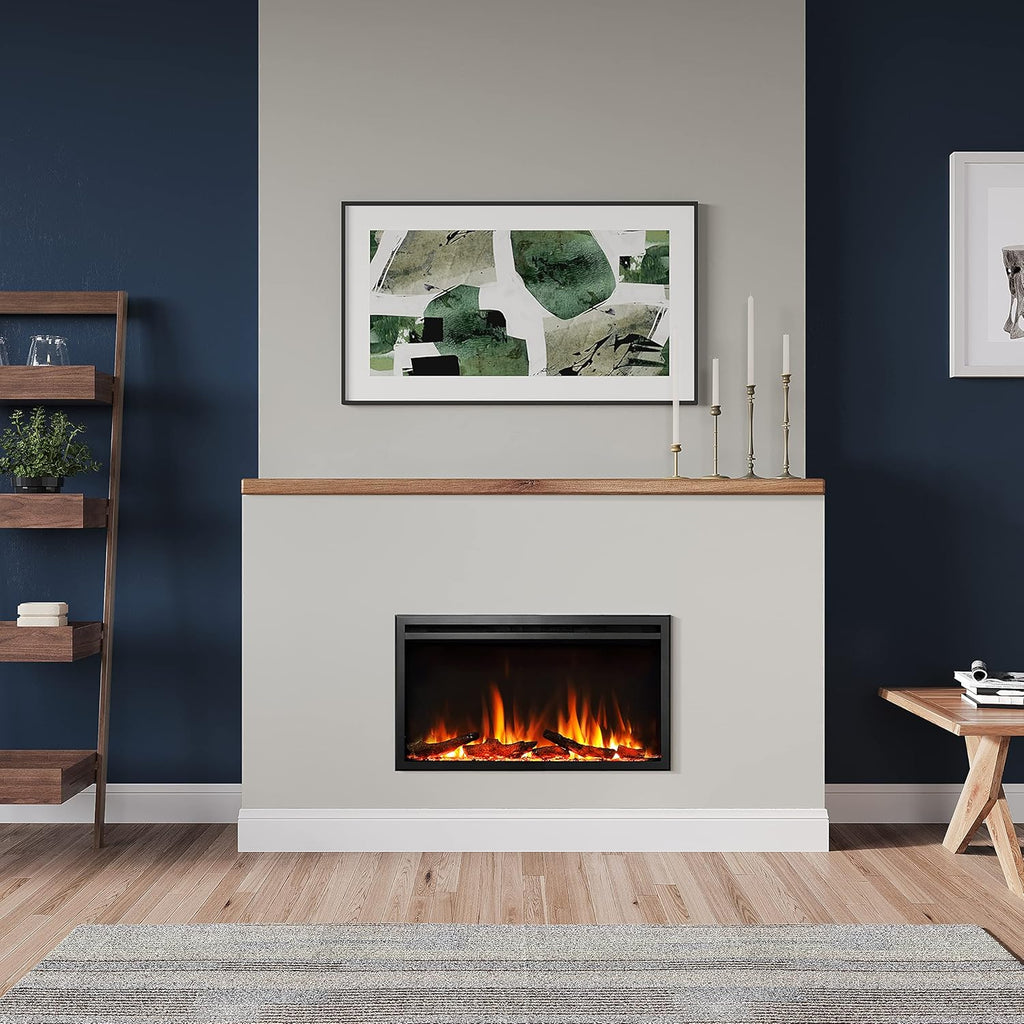 LegendFlame 33" W Austin in Wall Recessed & Wall Mounted Electric Fireplace…