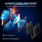 Mini PC  13th Twin Lake N150 Linux Mini Computers (up to 3.6GHz) 16GB DDR4 512GB SSD Ubuntu Small Desktop Computer 4K Dual Display/WiFi/USB3.2/BT/Gigabit Ethernet for Home  Office Business