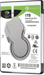 Seagate BarraCuda Pro 1TB Internal Hard Drive Performance HDD – 2.5 Inch SATA 6 Gb/s 7200 RPM 128MB Cache for Computer Desktop PC Laptop, Data Recovery – Frustration Free Packaging (ST1000LM049)