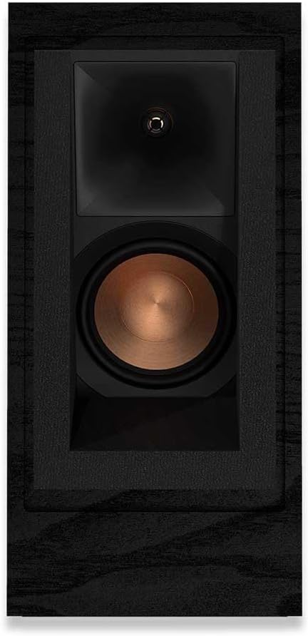 klipsch Reference Next R-605FA Dolby Atmos High-Performance  Horn-Loaded Floorstanding Speaker for Best-in-Class Immersive Home Theater in Black