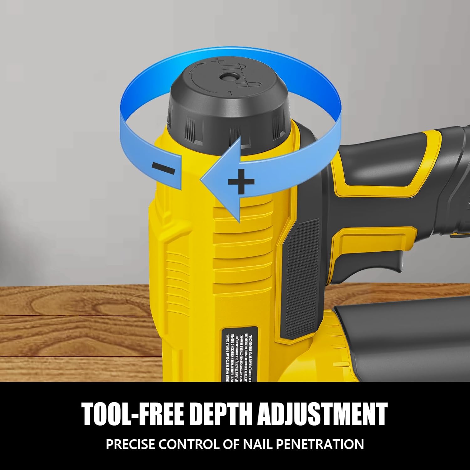 18GA Cordless Brad Nailer for Dewalt 20V Battery (Tool Only), 2 in 1 Cordless Nail Gun with 1000 Nails and 500 Staples, Nail Gun Battery Powered for Home Improvement & Woodworking