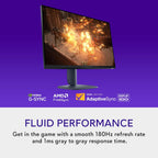 Alienware 27 Gaming Monitor - AW2725DM - 27-inch QHD 180Hz 1ms Display  IPS  NVIDIA G-SYNC  AMD Freesync  VESA AdaptiveSync.