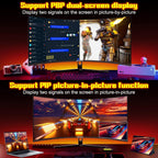 SANSUI 34 Inch 240Hz Ultrawide Curved Gaming Monitor UWQHD 3440×1440  21:9 2K Curved Monitor 1500R HDR400 Fast VA  PIP/PBP AI Crosshair AIPQ(Visual Enhance) MPRT 1ms HDMI2.1*2 DP1.4*2(DP Cable Incl.)
