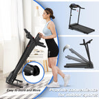 Treadmills for Home Treadmill with 5.6% Incline Walking Pad Treadmill Running Machine 3.0 HP Quiet Brushless, 350 Lbs Capacity, App, Heart Rate Monitor, Holder for Cup & Phone