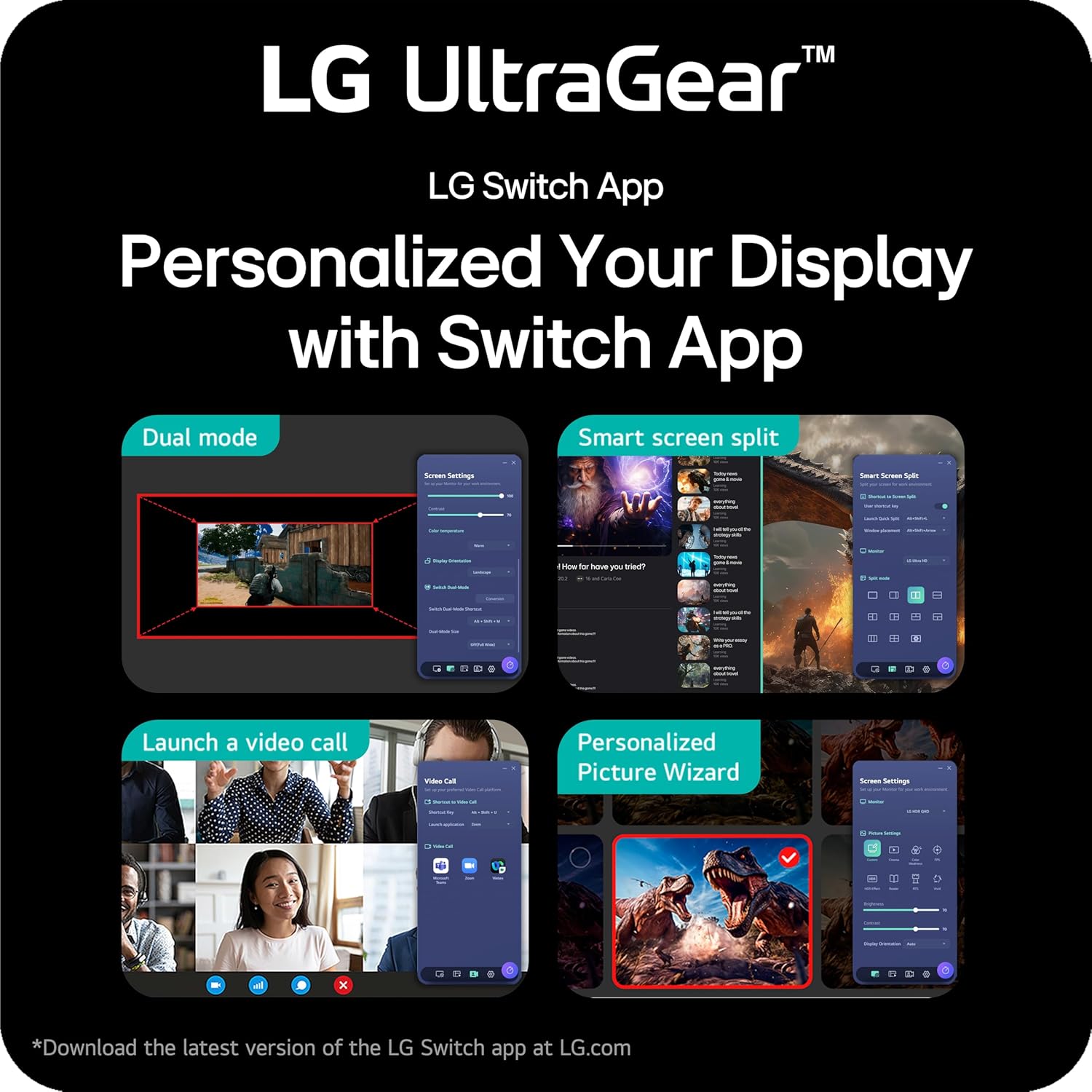 LG 27G810A-B 27-inch Ultragear 4K UHD (3840 x 2160) IPS Gaming Monitor  Dual Mode UHD 180Hz or FHD 360Hz  1ms  NVIDIA G-Sync  AMD FreeSync Premium  VESA DisplayHDR 400  HDMI 2.1  Black