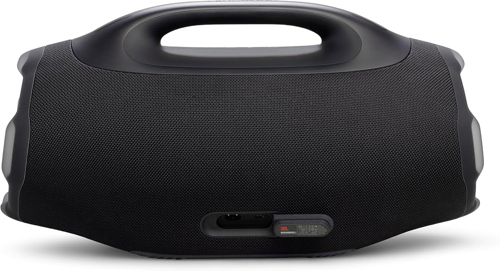 JBL Boombox 4 - Most Powerful Portable Waterproof Speaker with Massive Pro Sound  Up to 34 Hours of Playtime  & Multi-Speaker Connection by Auracast™ (Black)