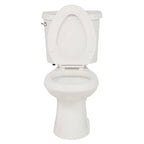 Glacier Bay 2-Piece 1.28 GPF High Efficiency Single Flush Elongated Toilet in White