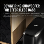 Polk Audio MagniFi Mini AX Sound Bar for TV with Wireless Subwoofer  Dolby Atmos and DTS:X Certified  Polk's patented VoiceAdjust & SDA technologies  Ultra-Compact Design  Easy Setup  Black