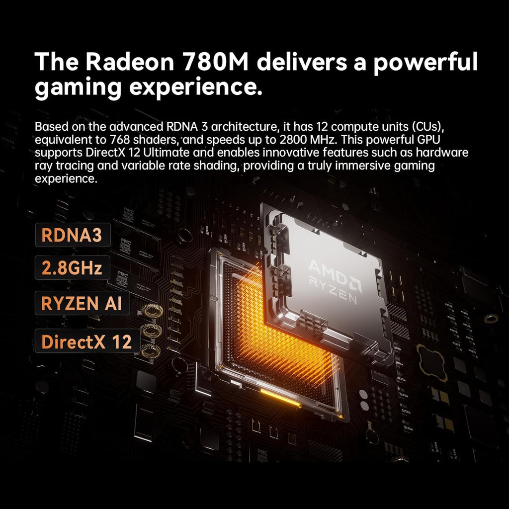 MINISFORUM UM890 Pro Mini PC  AMD Ryzen 9 8945HS (up to 5.2GHz) Mini Computers  32GB DDR5 5600MHz RAM&1TB PCIe 4.0 SSD  Mini Desktop Quad Display HDMI/DP1.4/USB-C  AMD Radeon 780M/Dual LAN 2.5G