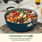 Cuisinart Preferred Pan 4-Pc Set - Sienna Sky (4.5 Qt. Multi-Purpose Pan w/Cover, Steamer, Slotted Turner)