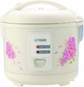 Tiger JAZ-A18U-FH 10-Cup (Uncooked) Rice Cooker and Warmer with Steam Basket, Floral White