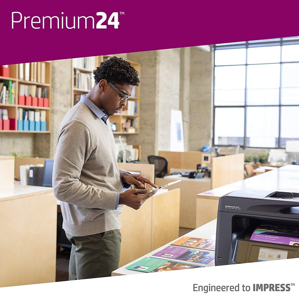 HP Printer Paper | 8.5 x 11 Paper | Premium 24 lb | 32 Case Pallet - 160,000 Sheets | 100 Bright | Made in USA - FSC Certified | 112400P