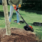 BLACK+DECKER Lawn Edger Trencher 2 in 1, 12 Amp 7.5 in. Electric Edger Lawn Tool for Landscaping and Trench Digger, 3 Height Settings, Corded (LE760FF)
