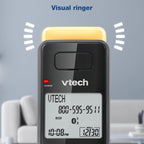 VTech IS8128-41 Super Long Range 4-Handset DECT 6.0 Cordless Phone for Home with Answering Machine, 2300 ft Range, Call Blocking, Bluetooth Connect to Cell, Intercom