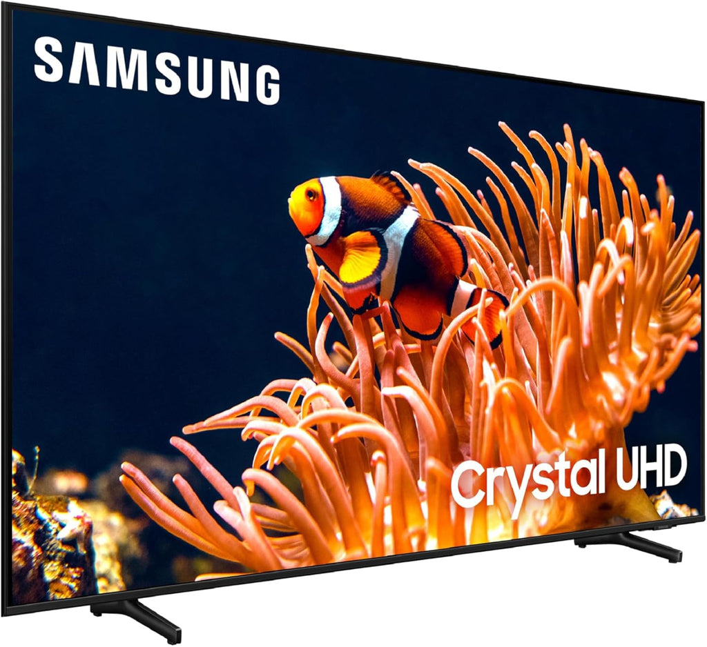 Samsung 85-Inch Class 4K Crystal UHD DU8000 Series HDR Smart TV w/Object Tracking Sound Lite  Motion Xcelerator 120Hz  Ultra Slim Design  Gaming Hub  Alexa Built-in (UN85DU8000  2024 Model)